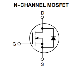 Schéma - onsemi MOSFET SiC Automobile EliteSiC NVHL070N120M3S